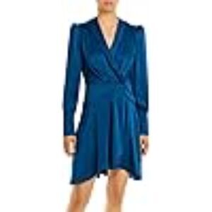 BCBG MaxAzria NWT $298 Long Sleeve Satin Dress Sz 8 Formal Cocktail Date